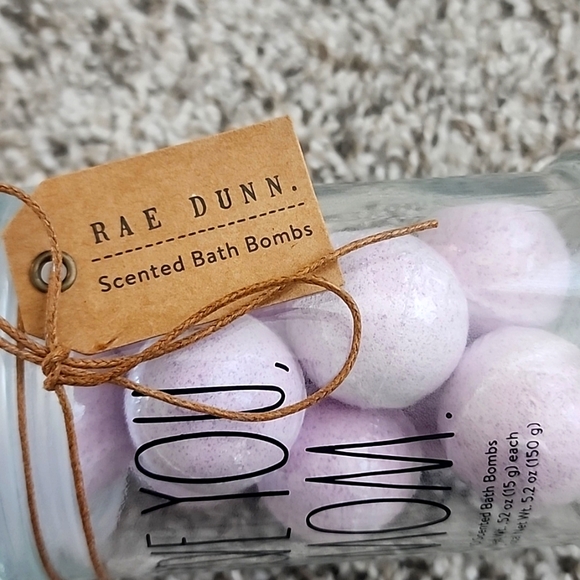 Rae Dunn Purple Bath Bombs - Love You Mom - Picture 2 of 5